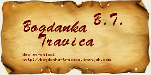 Bogdanka Travica vizit kartica